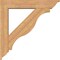 Ekena Millwork Funston Traditional Smooth Bracket w/ Offset Brace, Western Red Cedar, 7 1/2"W x 40"D x 40"H BKT0806X40X40FST01SWR - alternate 2